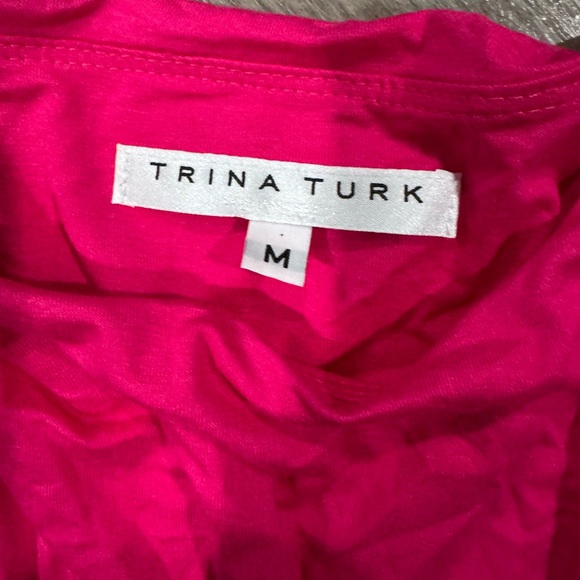 Trina Turk Pink and Burgundy Dress - Picture 12 of 13